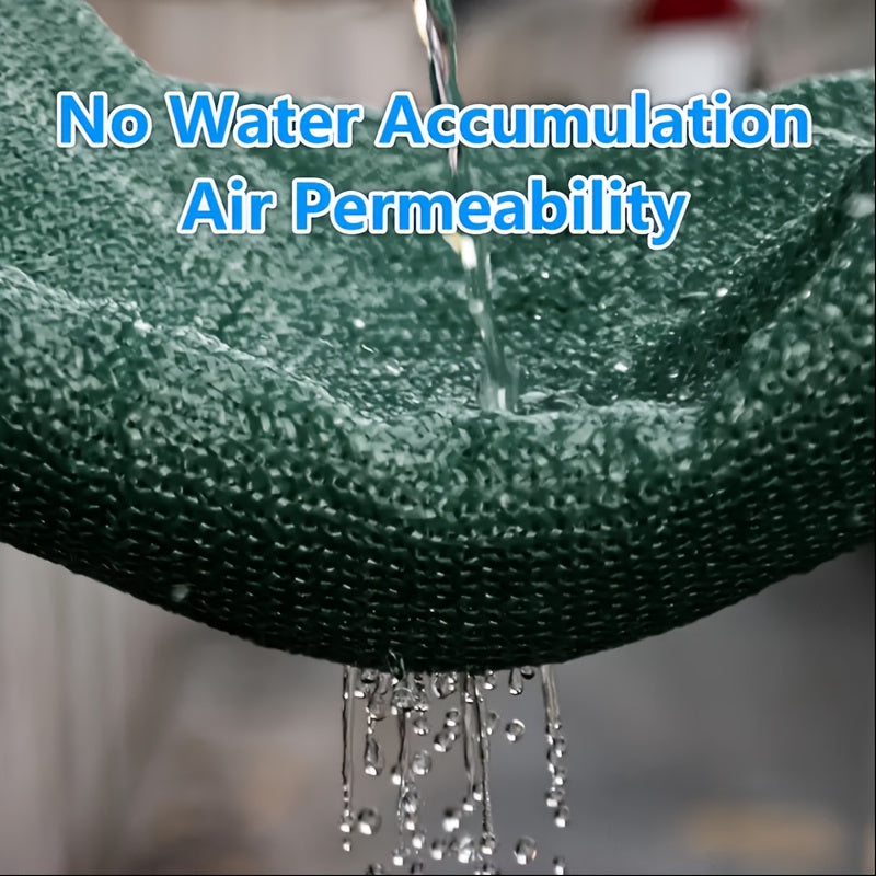 Dark Green Polyethylene Sunshade Net for Outdoor Garden UV Protection Breathability