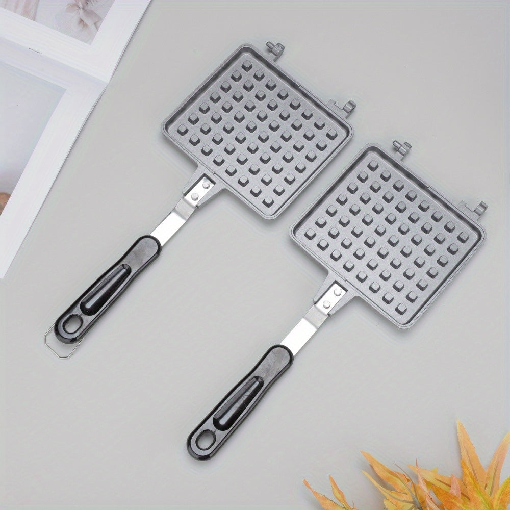 Avtomatik chekka yopish va ikki tomonlama toster pan bilan Non-Stick kvadrat vafli tayyorlagich, alyuminiy plaid muffin skileti. Oson tozalash uchun olib tashlanadigan qutilar. Uy sharoitida foydalanish uchun ideal va mos keladi