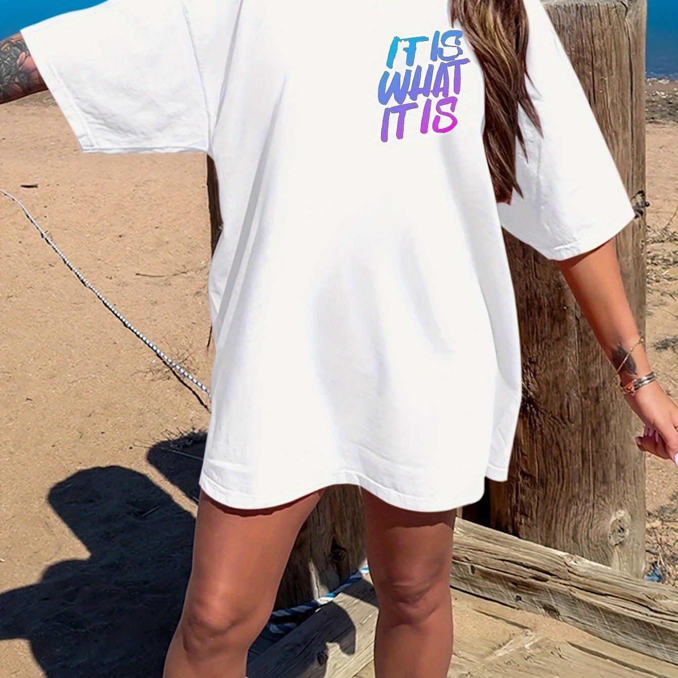 Women's Plus Size Graphic T-Shirt Short Sleeve Crew Neck Casual Streetwear