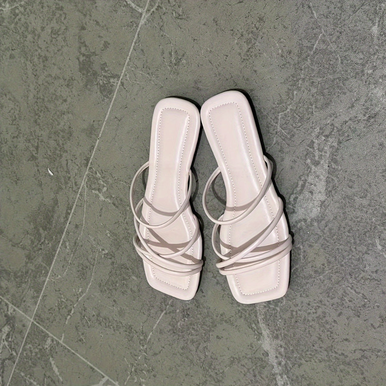 Women's Flat Large Size Sandals Comfort Wide Fit Black