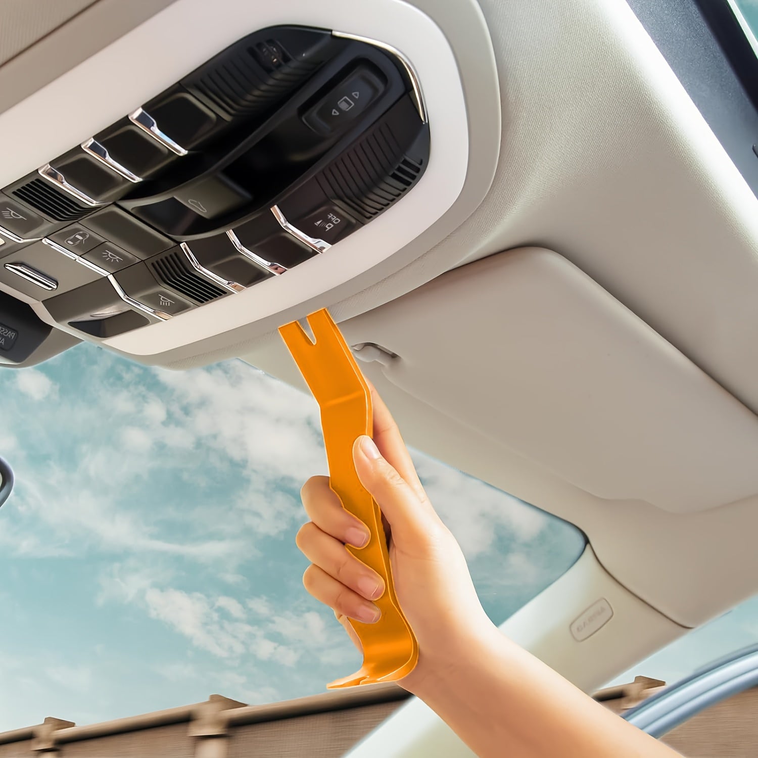 Набор инструментов для снятия панелей автомобиля, 4 шт., пластиковый, без царапин, прочный, для отделки автомобиля