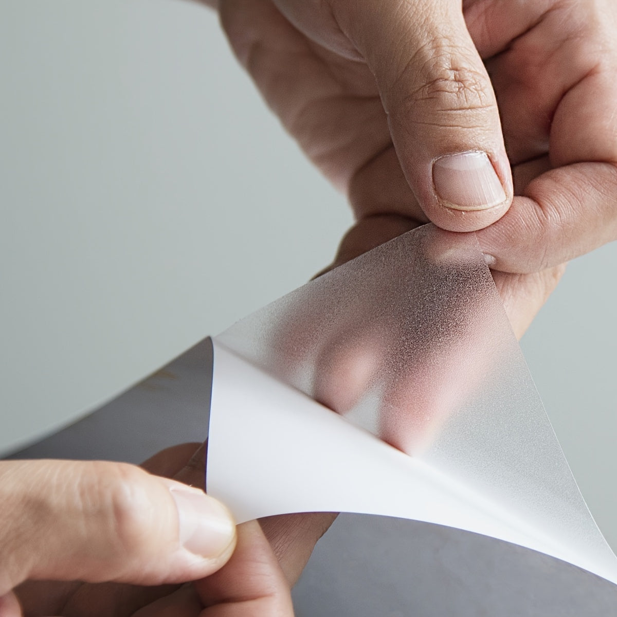 Rustic Vinyl Rabbit and Butterfly Window Cling Self-Adhesive Reusable Door Sticker