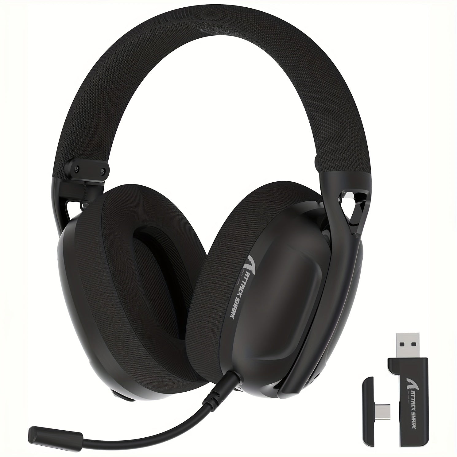 Wireless Gaming Headset with Active Noise Cancellation and 50 Hours Playtime