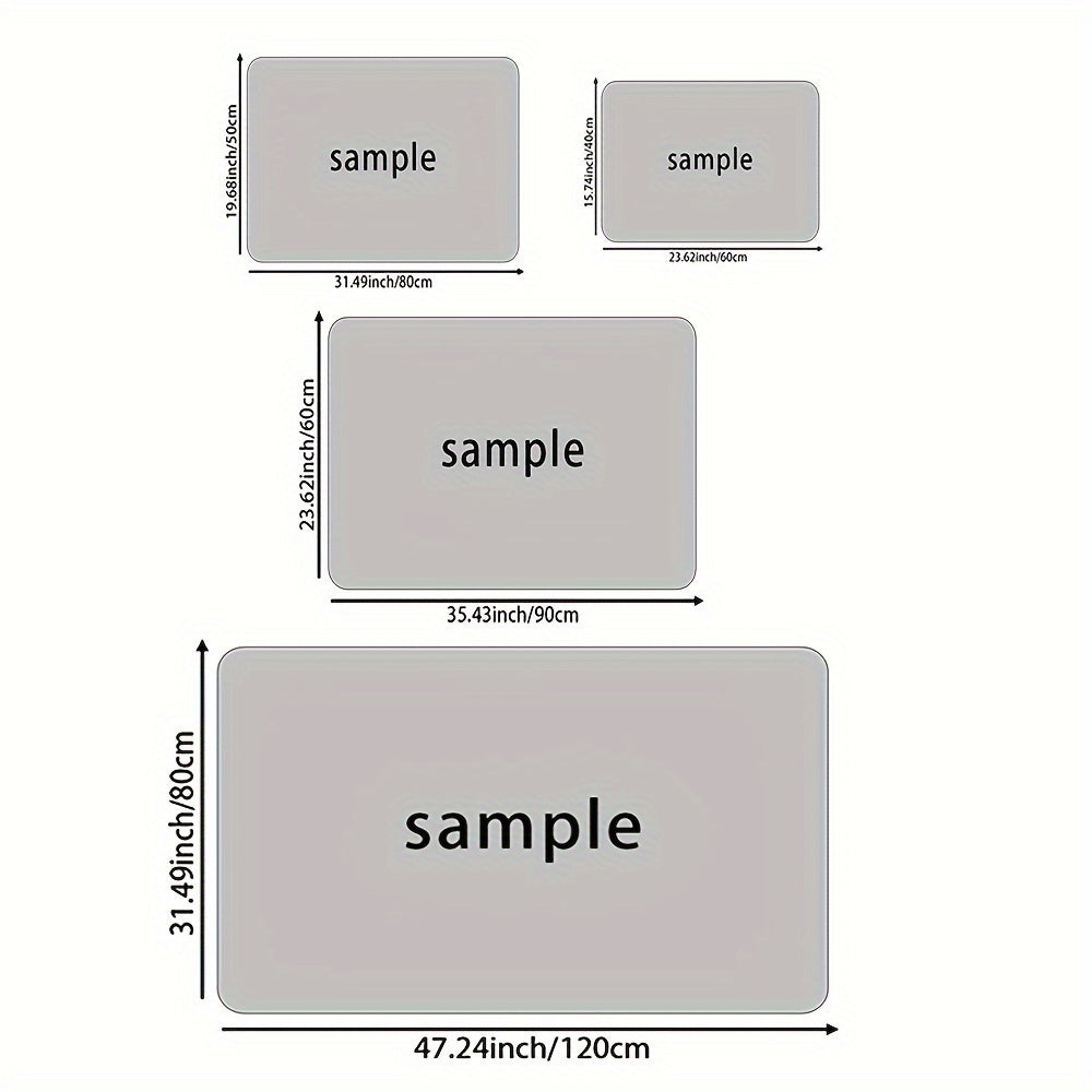 Yaratıcı Monogram Oshxona mato bilan Kichkina mushuk padagi naqshli anti-charchash yuviladigan hududiy gilam uchun yashash xonasi kirish joyi
