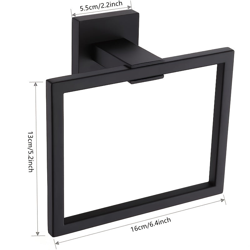 5-Piece Bathroom Hardware Set Matte Black Stainless Steel Brushed Nickel Gold Includes Towel Bar Towel Ring Toilet Paper Holder Towel Hooks