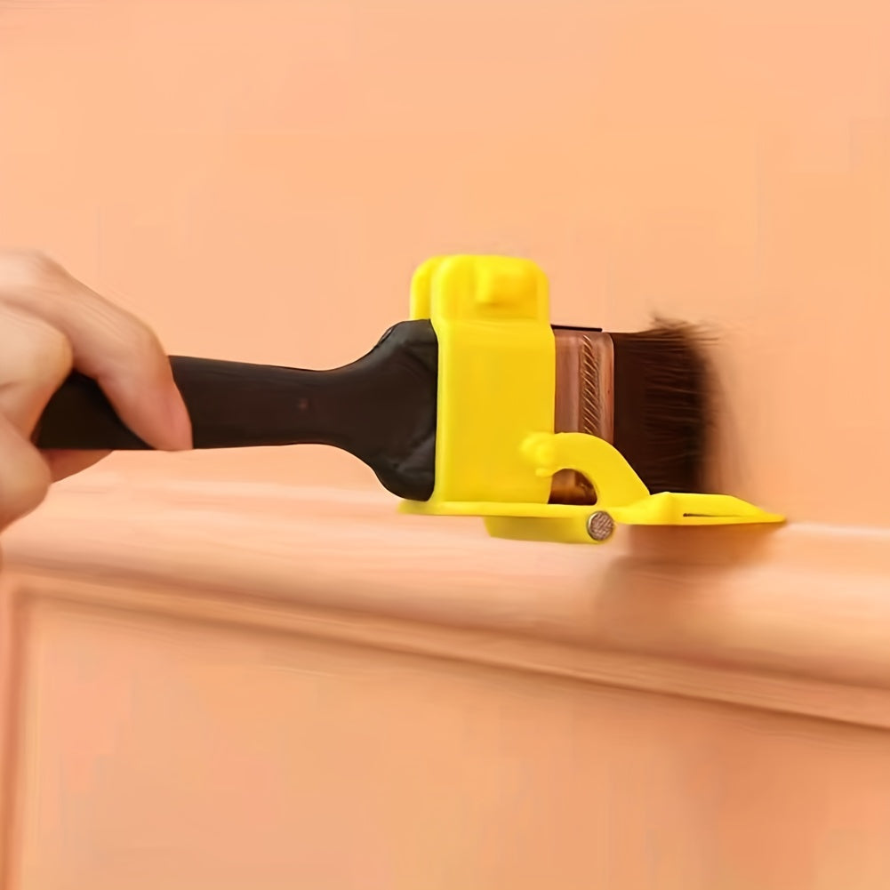 Paint Edger Brush Lightweight Wooden Handle Wall Trim Ceiling Painting Tool