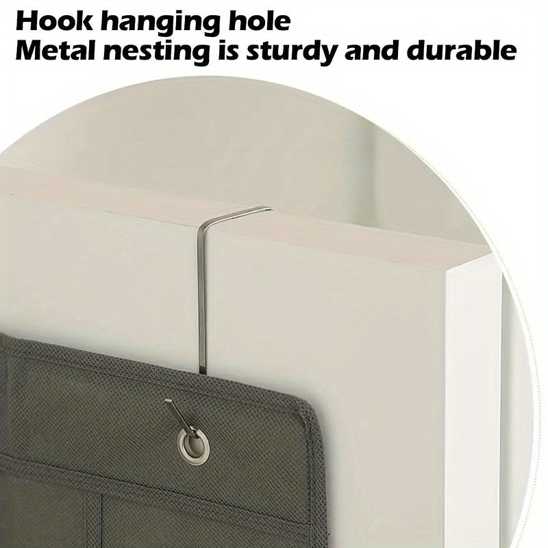 Over-the-Door Shoe Organizer with 24/28 Deep Mesh Pockets and Storage Bag for Bedroom Bathroom Living Room