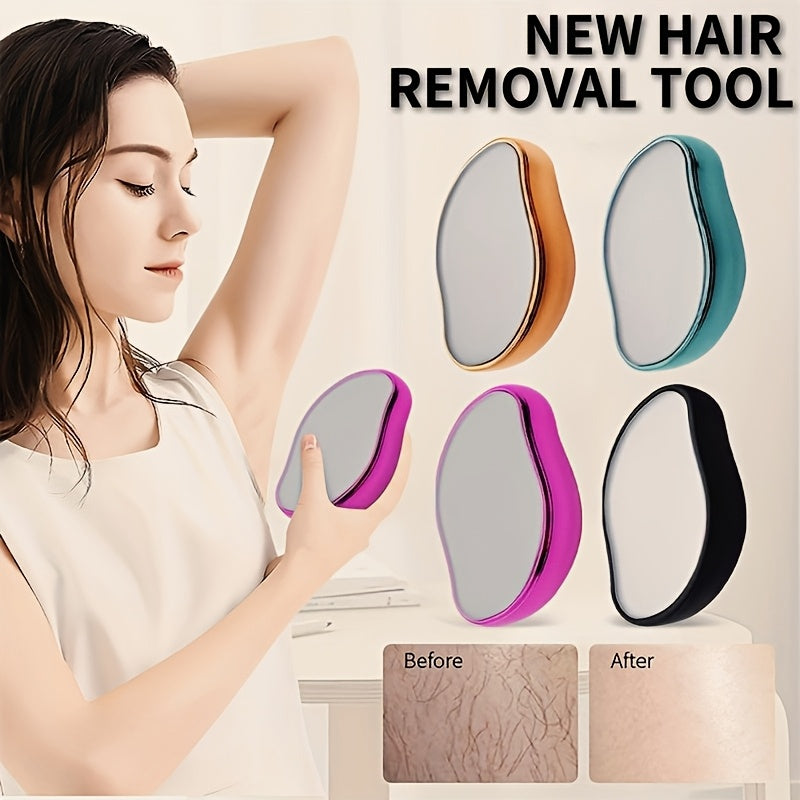 Unisex Nano Glass Crystal Hair Removal Tool for Painless Leg Hair Removal