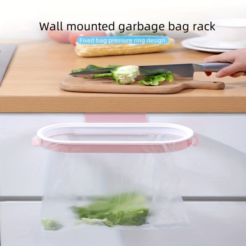 Plastic Bag Storage Rack Wall Mount Multi-Color Organizer with Lid