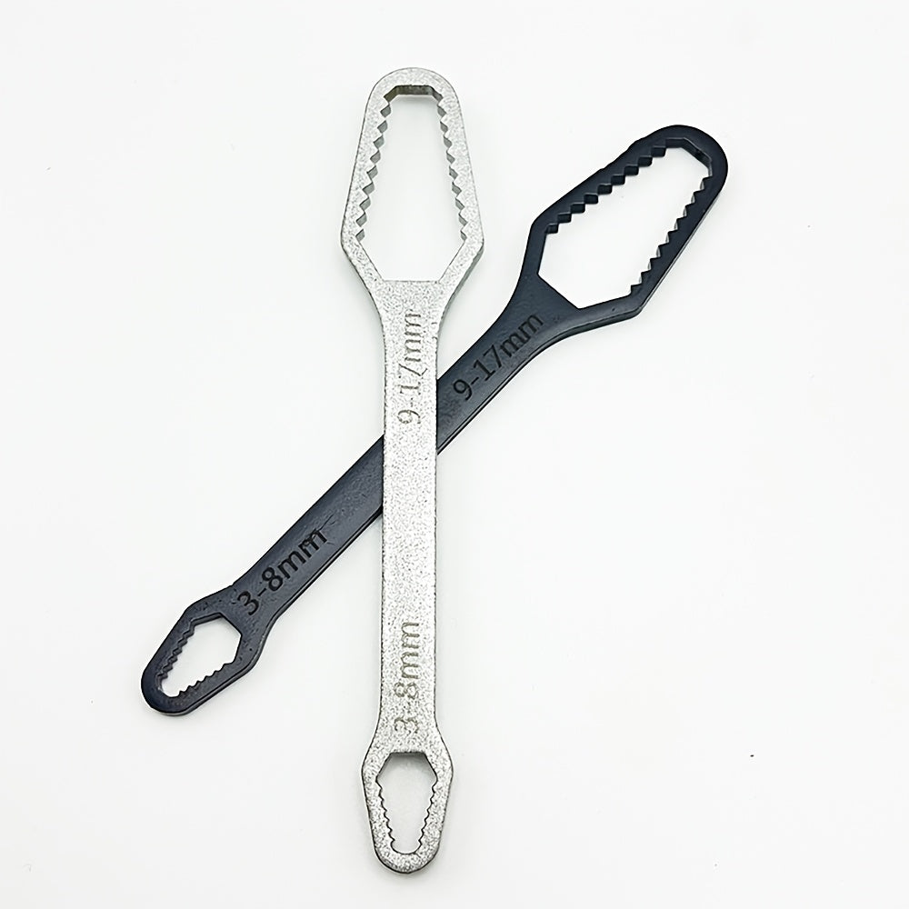 Self-Tightening Wrench Chrome Vanadium Steel 3-17mm for Cars Bikes Repairs