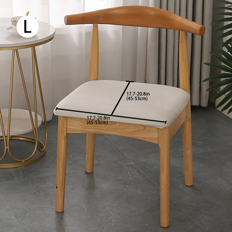 1 шт. Серебристый бархатный чехол для подушки для офисного стула/табурета, защита от царапин для домашних животных, высокая эластичность, толстый, мягкий, машинная стирка, легкая установка, обновите вашу старую поверхность