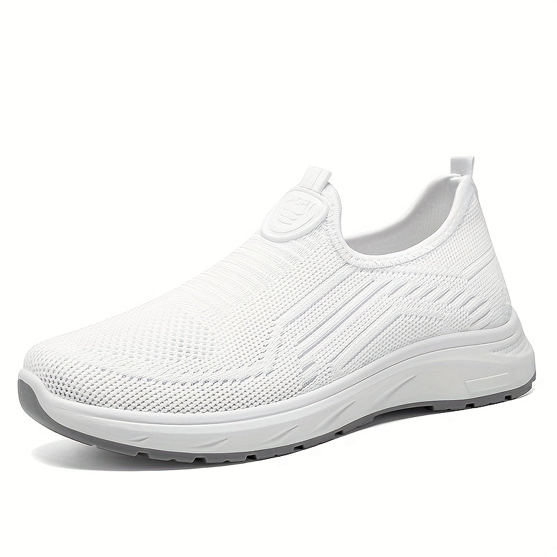 Women’s Slip-On Sneakers Breathable Knit Lightweight All-Season Shoes