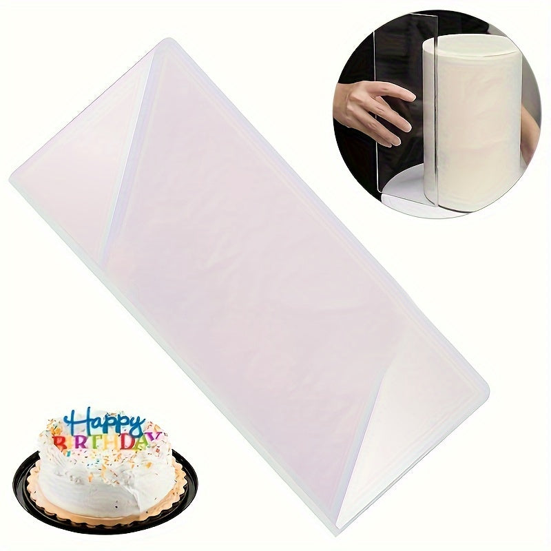 Acrylic Cake Smoother for Flawless Frosting Baking Tool Kitchen Decor