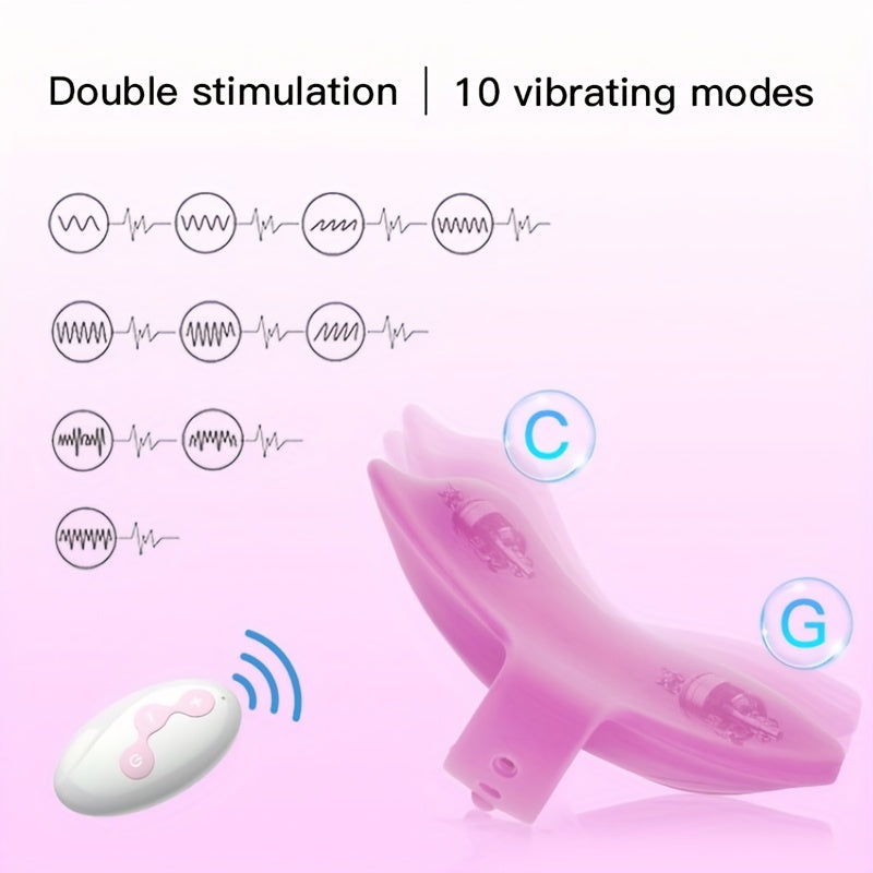 Women's Wireless Remote Control G-Spot Clitoral Stimulator Panties Vibrator