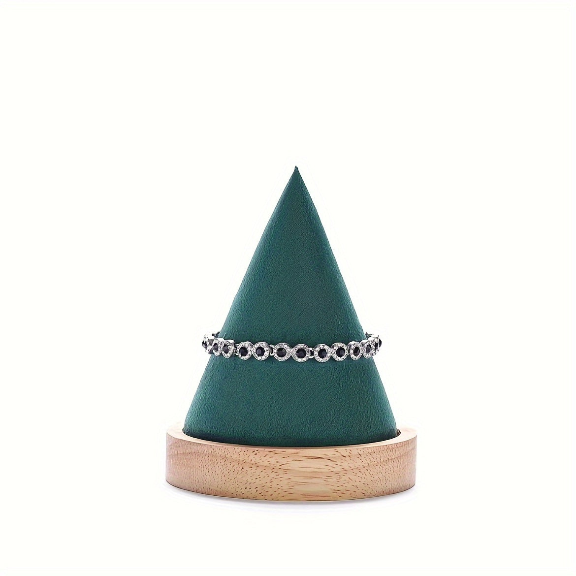 Wood Jewelry Display Stand for Bracelets and Bangles