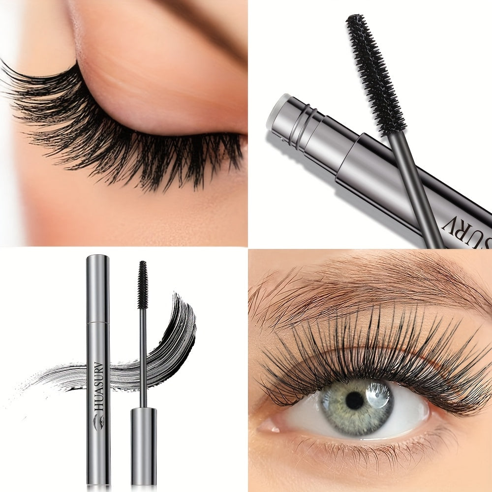 Máscara de pestañas impermeable para mujer, rizado largo, voluminizador, negro, extensión de pestañas