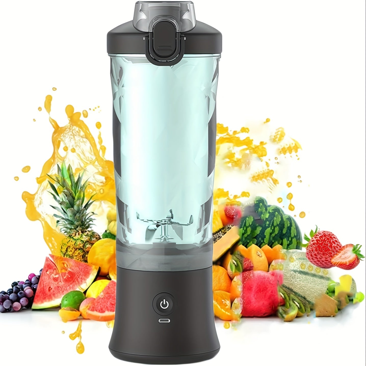 20oz Portable Blender with 6-Blade System USB Rechargeable for Shakes and Smoothies