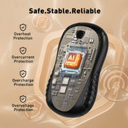 Набор из 2 перезаряжаемых грелок для рук с 3 настройками температуры для мужчин, женщин и детей