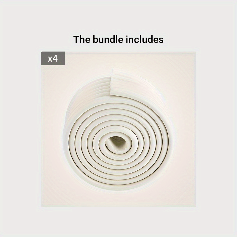 Protector de esquina de pared con acolchado suave para esquina de pared y borde de mesa tira anticolisión
