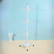 Крутящаяся подставка для украшений, держатель для подвесок из железа, органайзер для хранения