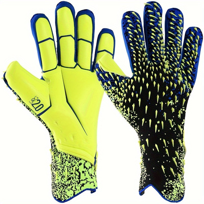 Soccer Goalkeeper Gloves for Men Women Youth with Giga Latex 4mm Grip Palm Protection Size 6-10