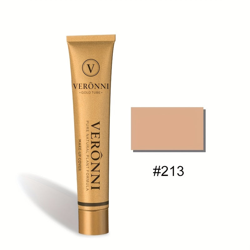 Uzun muddatli suyuq yashiruvchi krema, to'liq qamrov, akne va jarohatlarni yashirish uchun