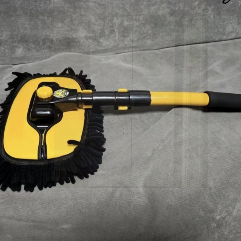 Ko‘p maqsadli avtomobil yuvish mopki, teleskop tutqich va mikrotoʻlqinli qichqiriqlari bilan