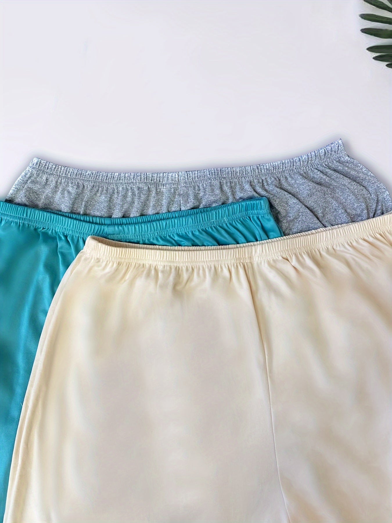 Women's Plus Size Lounge Pants Elastic Waist Capri Home Wear