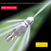 Насадка для прочистки канализационных труб из нержавеющей стали, струя высокого давления для дренажа