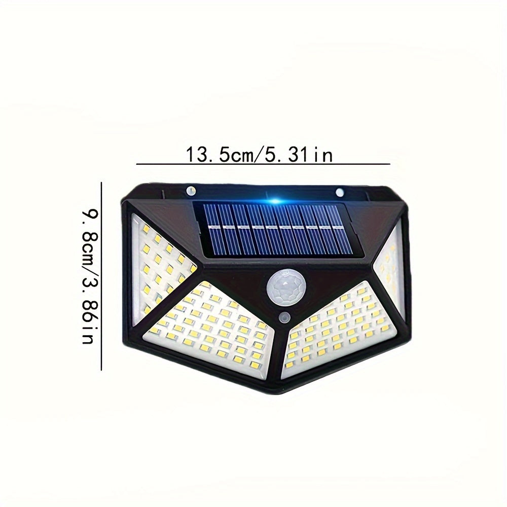 Solar Wall Lamp Set of 2 3 or 6 Outdoor Solar LED Motion Sensor Garden Light