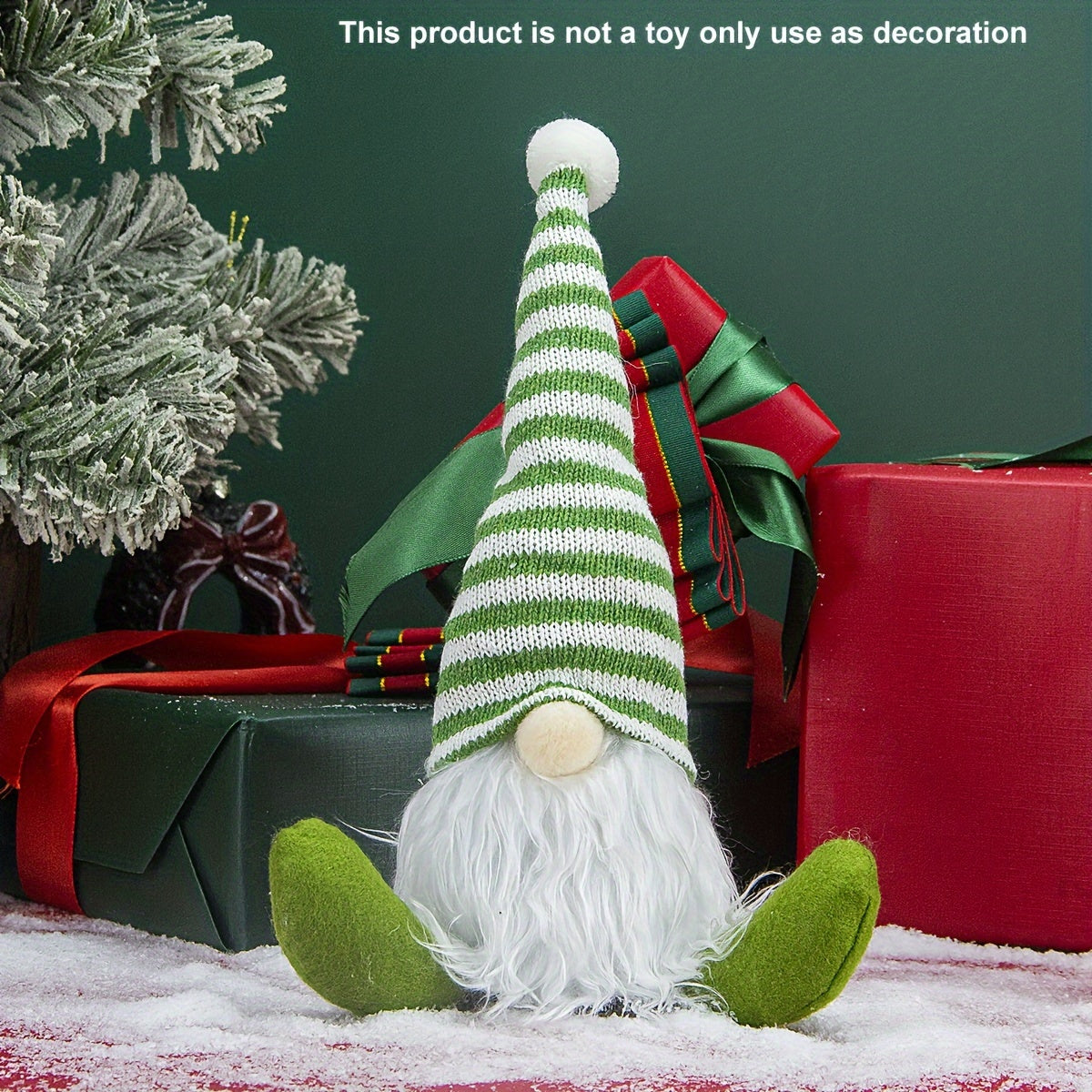 Adorno de colgante de árbol de Navidad del anciano sin rostro