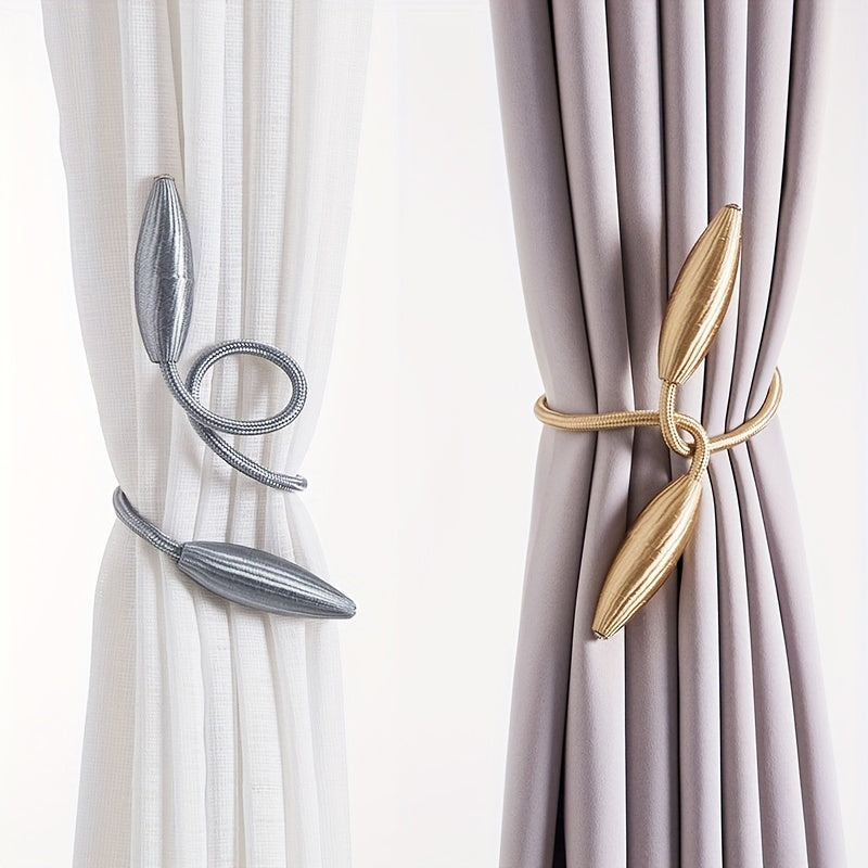 Durable Alloy Curtain Tiebacks with Easy Installation for Stylish Home Decor