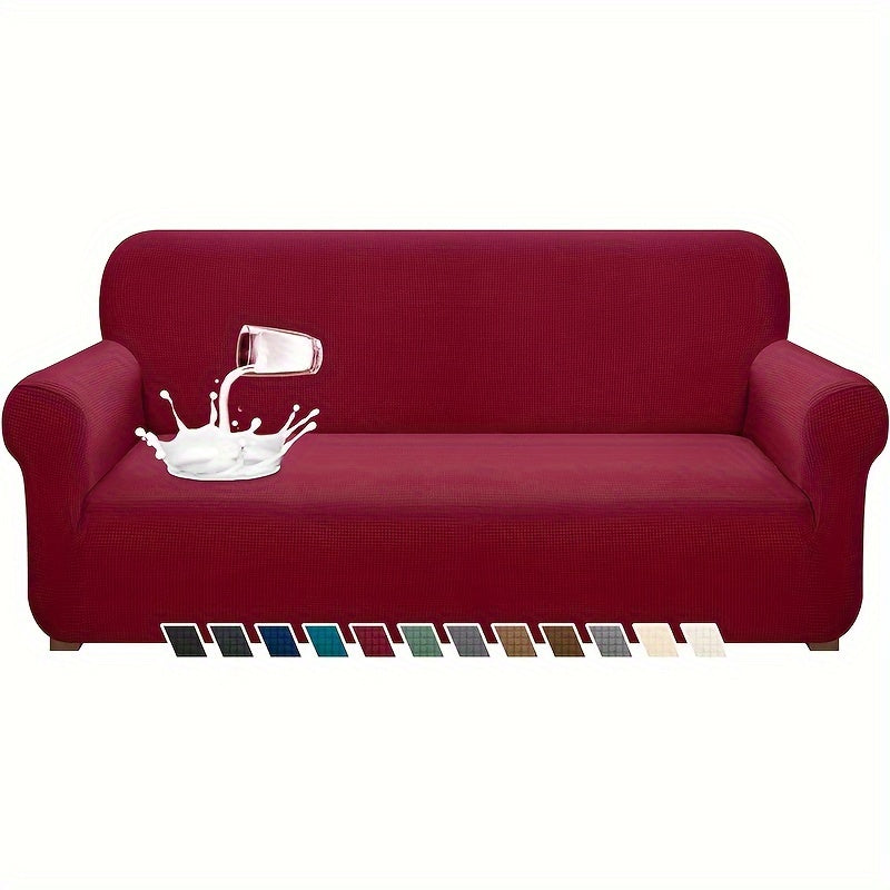Waterproof Sofa Cover Pet-Friendly Machine Washable Fits Armchair to Sectional Polyester Spandex