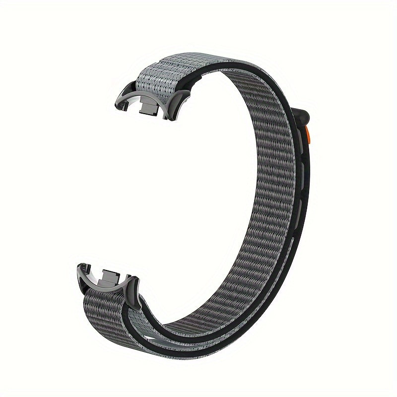 Nylon Loop Strap for Smartwatch Compatible with Mi Band 8 9 9 NFC Polyamide Water-Resistant Not Water Resistant