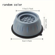 4 ta anti-slip kir yuvish mashinasi mato to'plami | Zarbani yutish imkonini beradi | Xususiyatlar: Suv o'tkazmaydigan va ko'tarilgan asos | Zarbani yutuvchi tutqichlar kiradi | Yuvish mashinasi polini himoya qilish uchun mustahkam plastikdan yasalgan