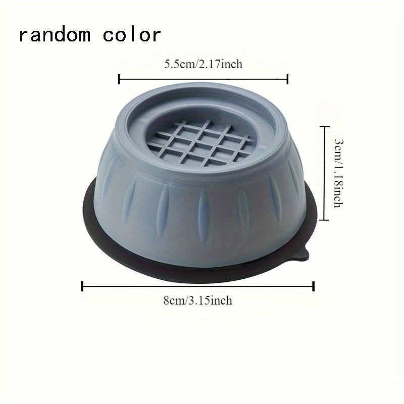 4 ta anti-slip kir yuvish mashinasi mato to'plami | Zarbani yutish imkonini beradi | Xususiyatlar: Suv o'tkazmaydigan va ko'tarilgan asos | Zarbani yutuvchi tutqichlar kiradi | Yuvish mashinasi polini himoya qilish uchun mustahkam plastikdan yasalgan