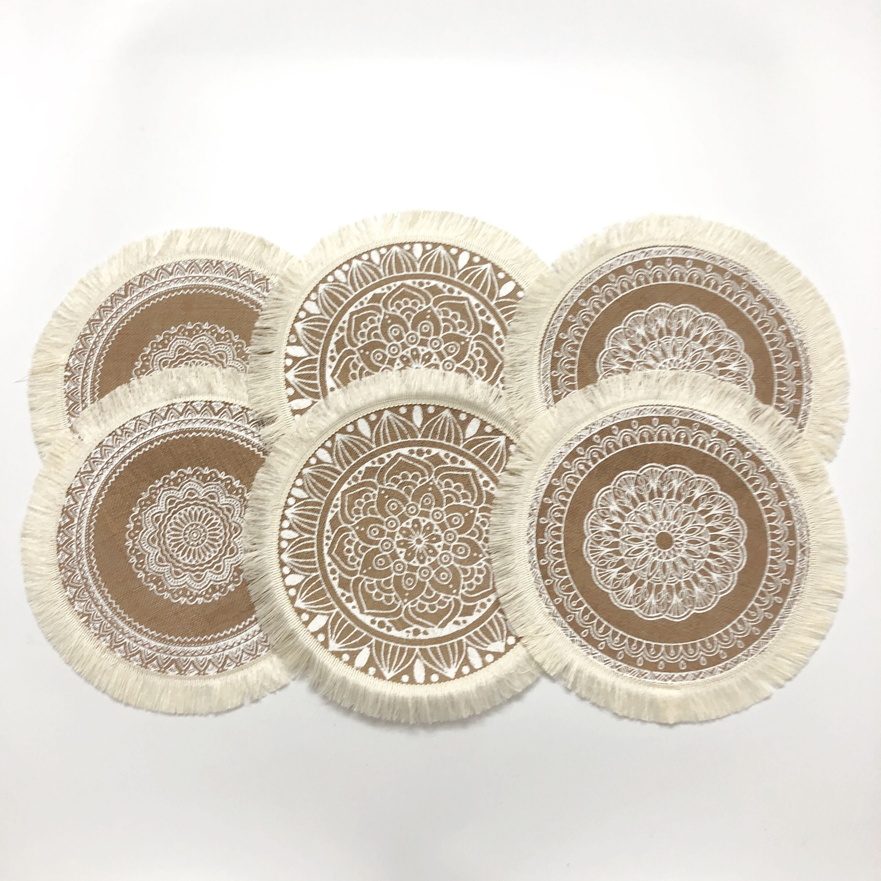 Natural Jute Woven Placemats Bohemian Style for Home Dining and Parties