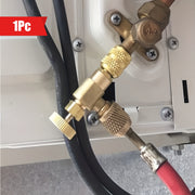 Air Conditioning Safety Valve R410A R22 Liquid Adapter 2.54cm 10.16cm