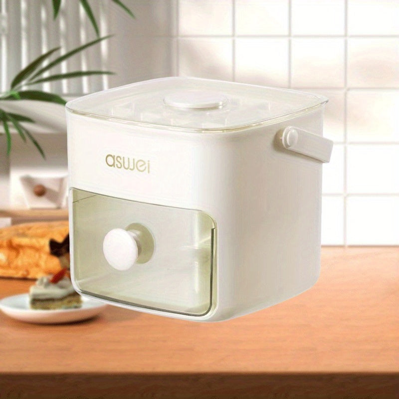 Large Capacity 48-Compartment Ice Cube Maker Double-Layer Food-Grade Storage