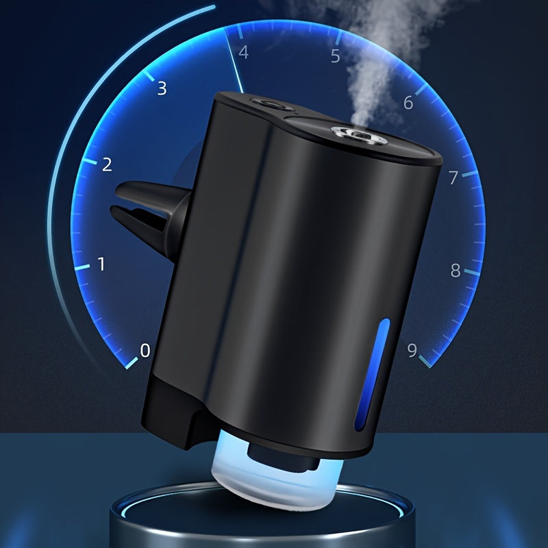 Car Air Vent Aromatherapy Diffuser Rechargeable Battery 3 Modes Essential Oil