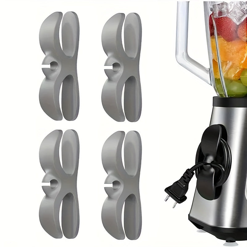 4/6pcs Cord Organizer Wall Mount for Kitchen Storage Household Appliances