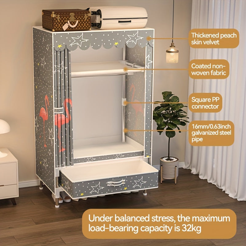 Современный рождественский гардероб с дизайном оленя для общежитий и комнат