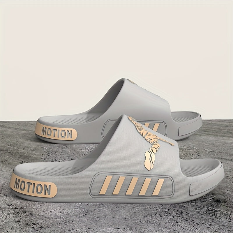 Unisex EVA Slip-On Slippers Breathable Non-Slip Indoor Outdoor White Brown