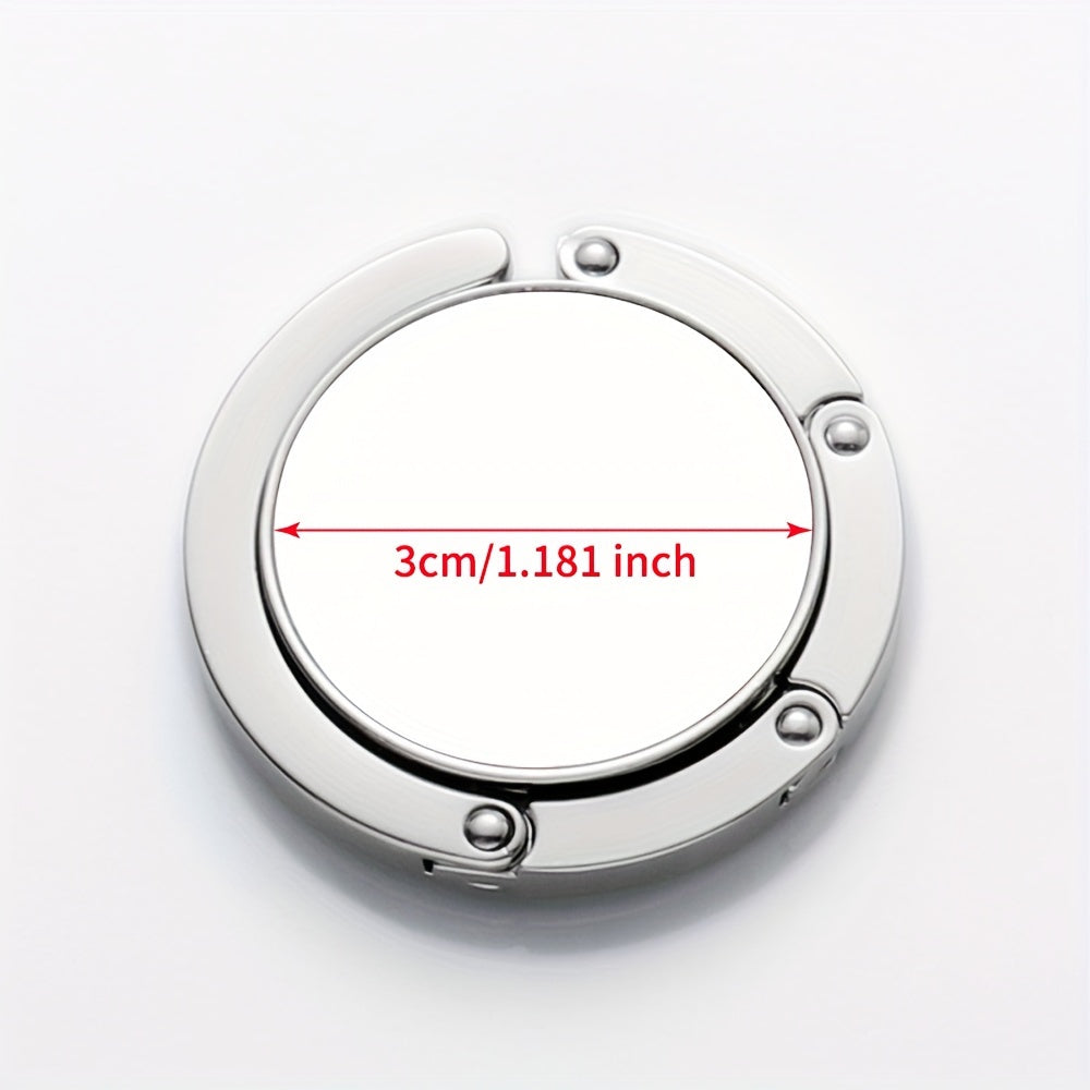 Stylish Portable Custom Photo Handbag Hook Metal Accessory for Women