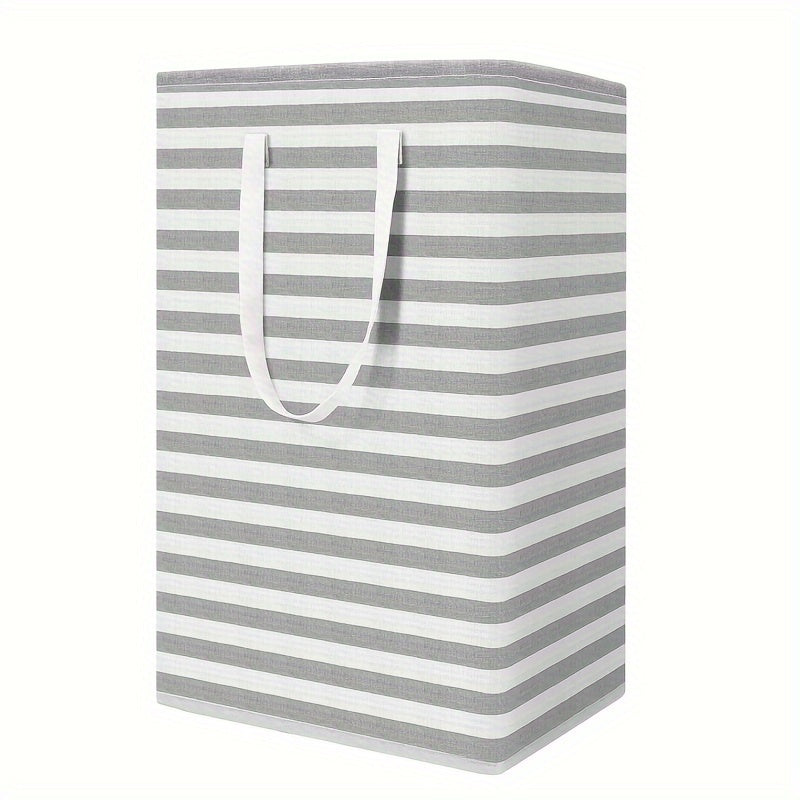 Gran cesta de ropa plegable con asa, cesta rectangular de almacenamiento para ropa, juguetes y quilts, tela resistente al agua