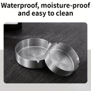 Uy va bar bezatish uchun metall dumaloq sigaret tutgichi, erkaklar va Onalar kuni, Yangi yil yoki Pasxa uchun mukammal sovg'a. Yashash xonalari, ofislar va har qanday uy muhitida ideal.