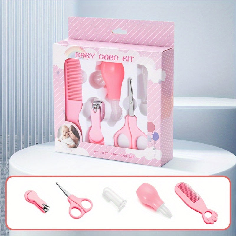 Set of 5 Healthcare and Grooming Essentials Safety Kit with Nose and Tongue Cleaning Tools