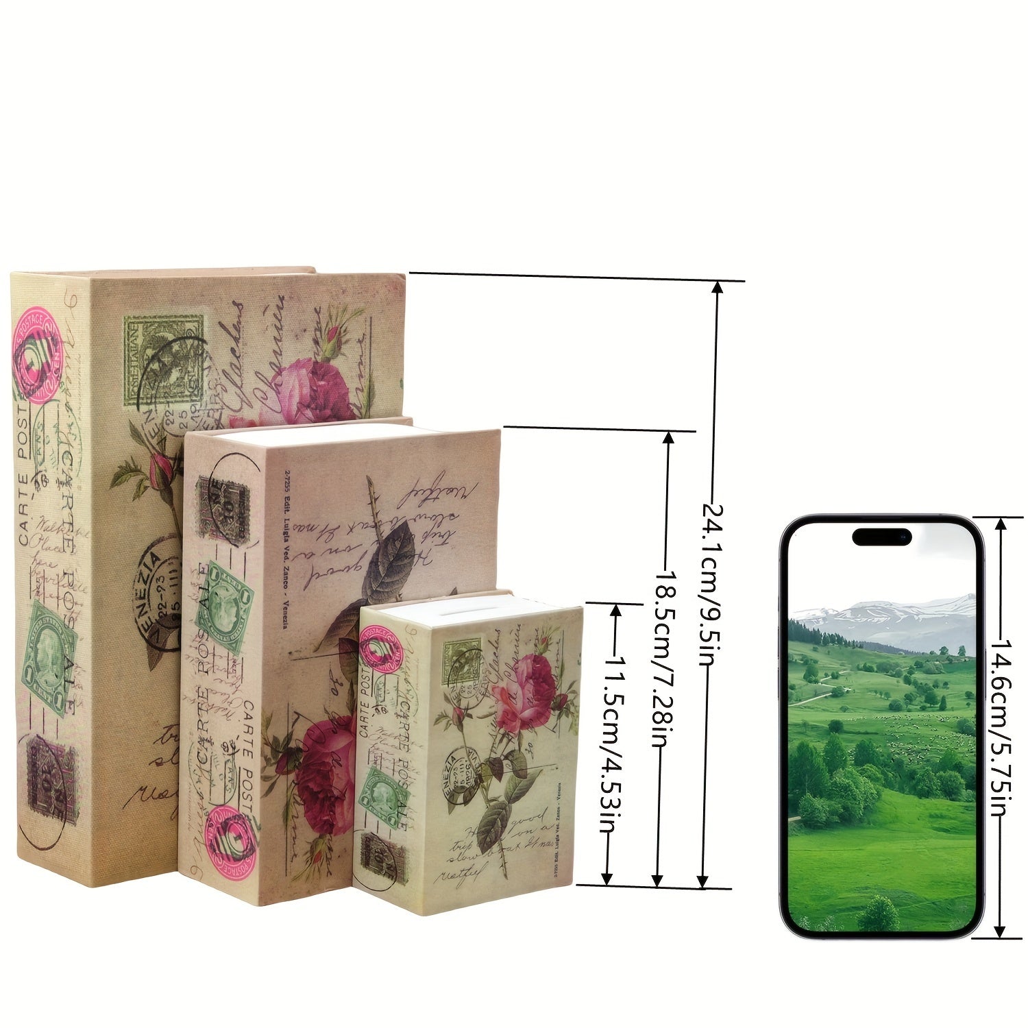 Book Money Box with Key Lock Disguised as Dictionary for Secret Storage and Savings