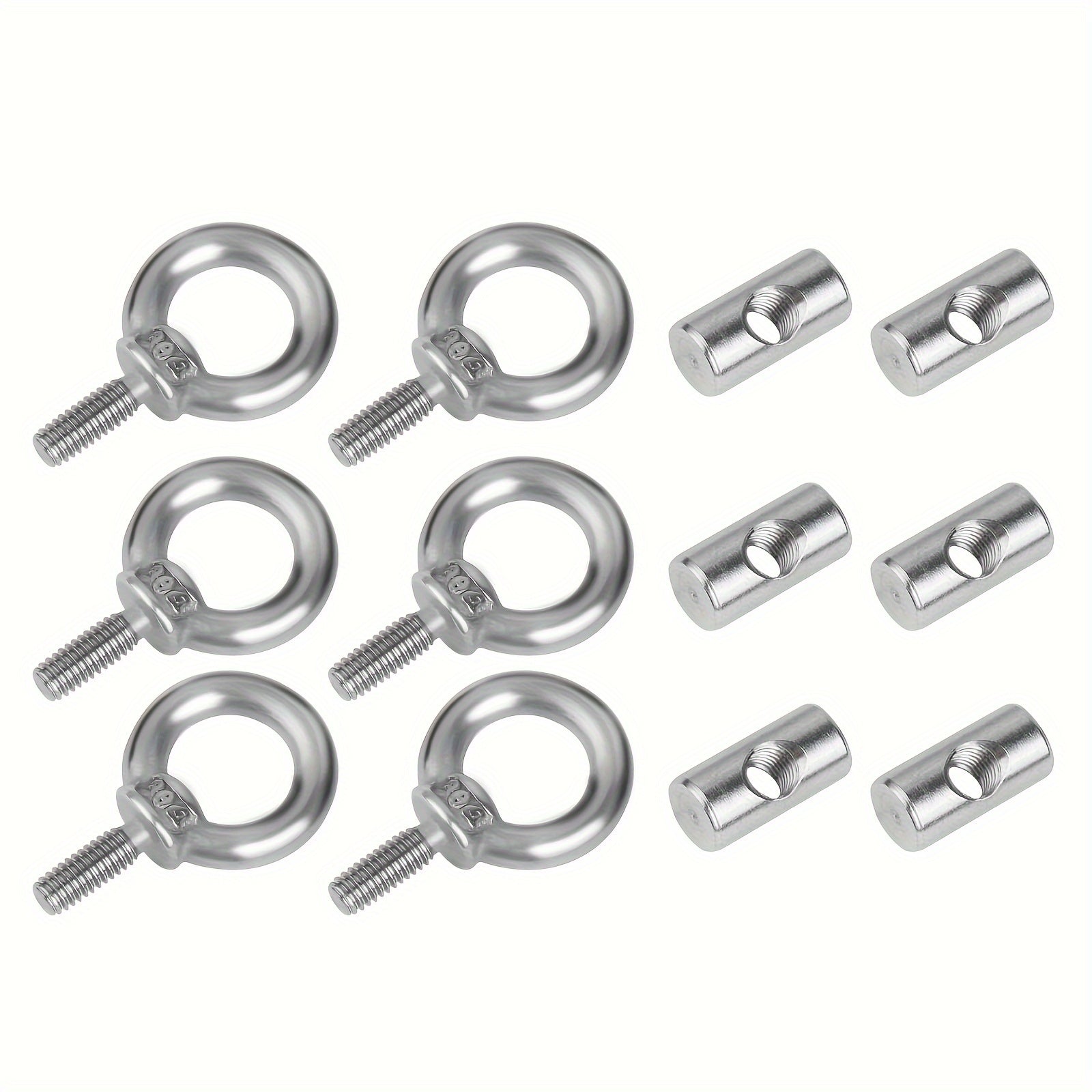 Stainless Steel Awning Rail Stoppers Set for RV Campervan Caravan Motorhome