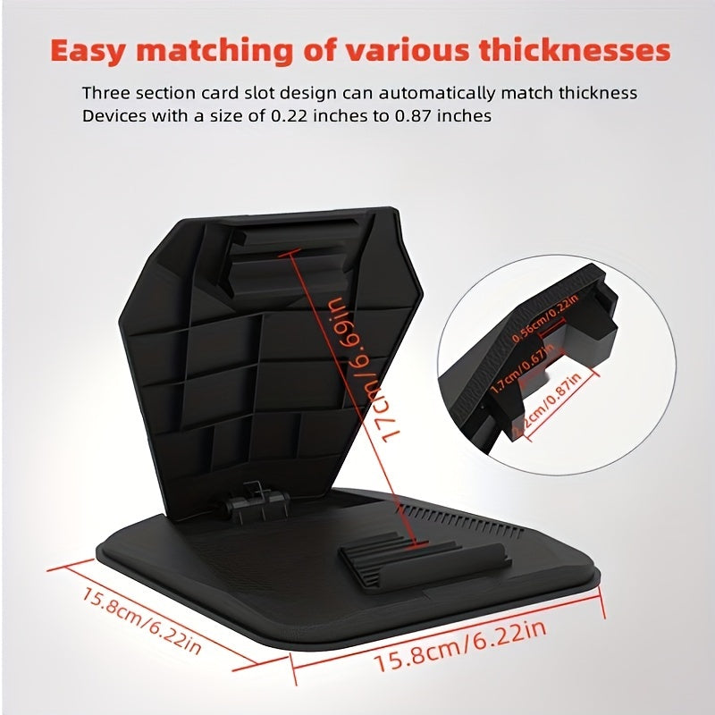 Soporte universal para coche para teléfono y tableta, soporte multifuncional, compatible con consola central